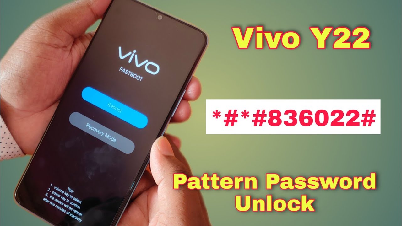Vivo Y22 Pattern, Password Remove By Hard Reset | Vivo Y22 Ka Lock Kaise Tode Without Pc | 100% Ok