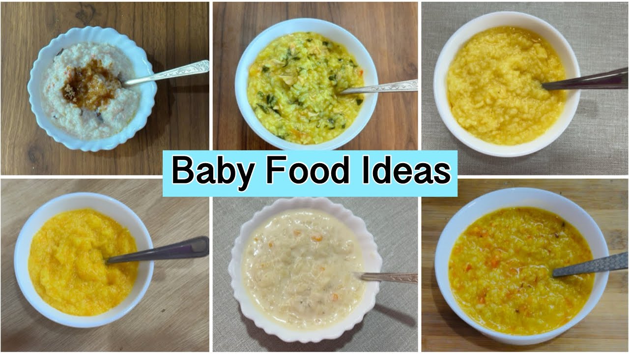 Lunch Recipe For 1 to 2 Year Baby | 6 Healthy Lunch Idea for 1 year Babies | Baby Food Recipe