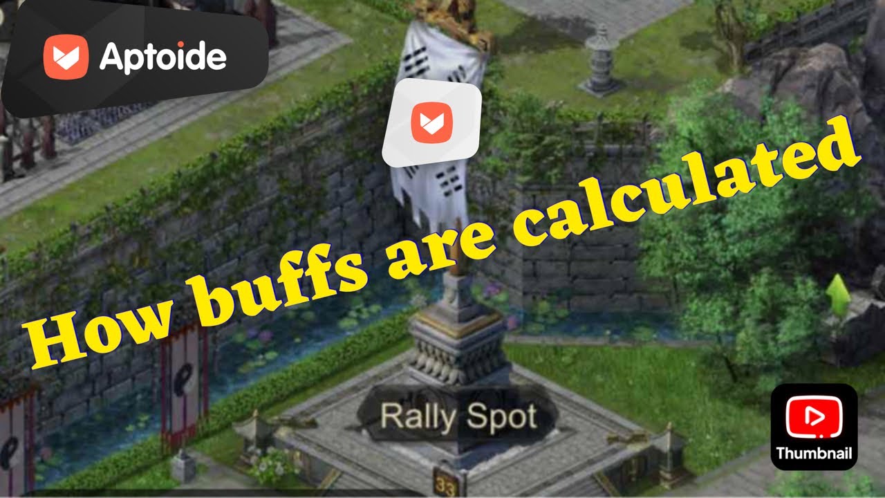 Evony- understanding buff calculations, rally spot