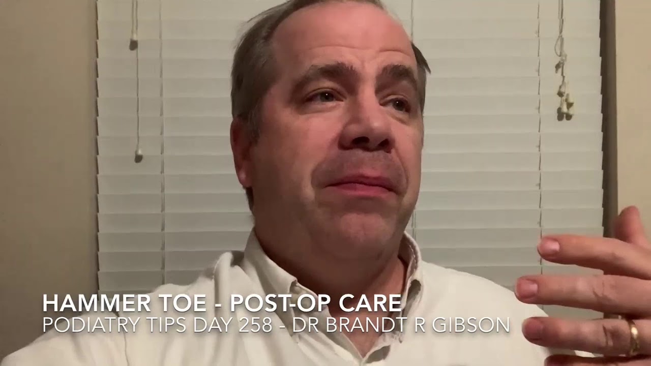 Hammer Toe - Post-op Care