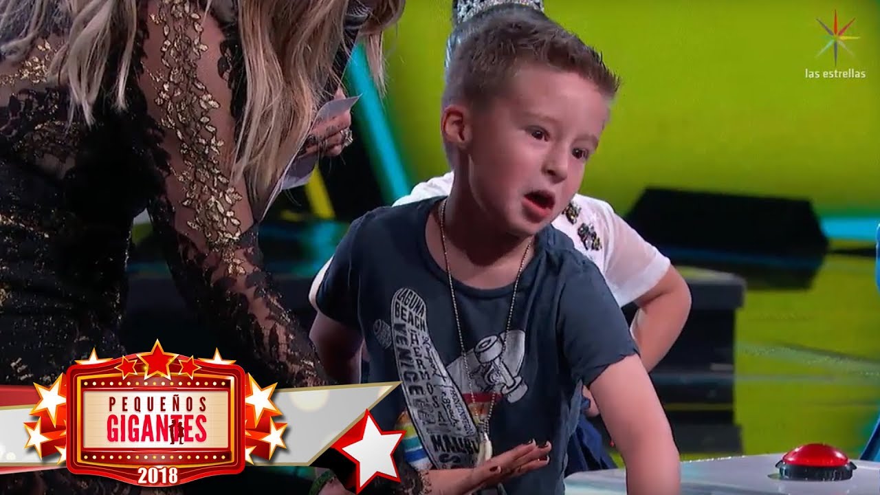 Mateo en la última botonera | Pequeños Gigantes 2018