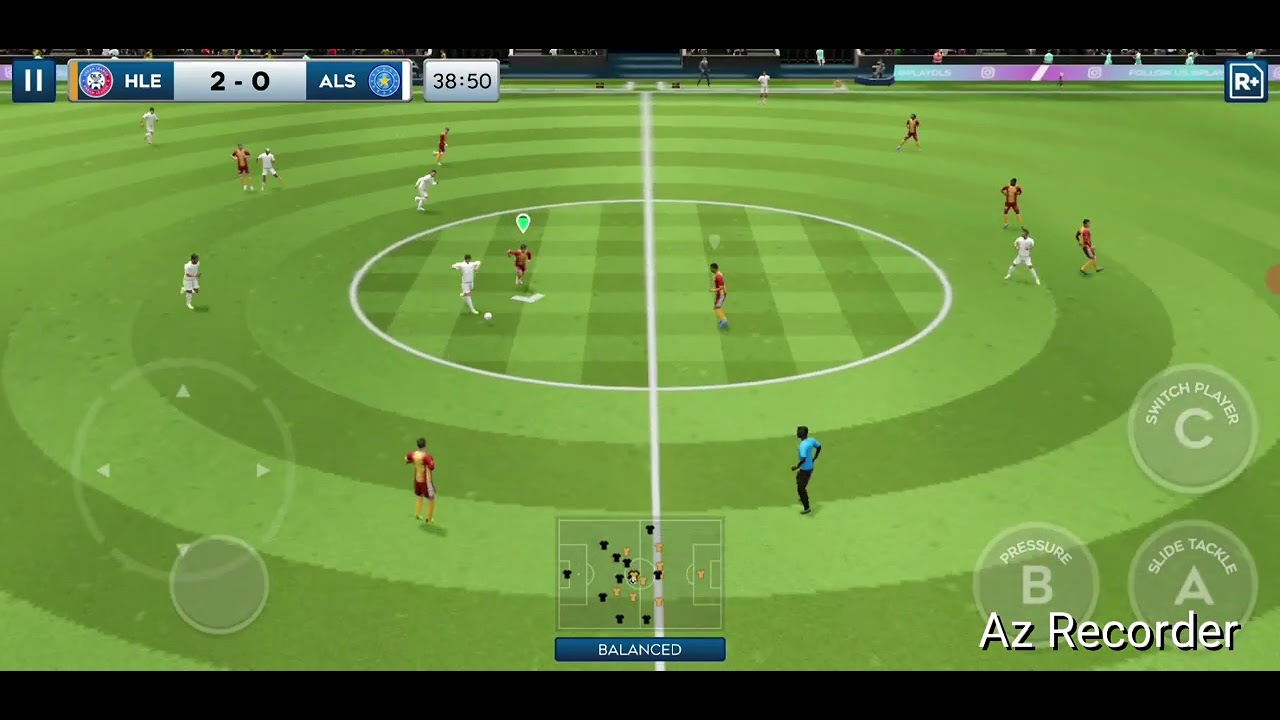 Playing Allstar Match in DLS 26.