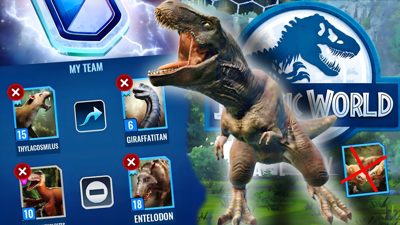 SPINOTOPS deals 20k Damage + BEST team for 4vs4 BRAWL || Jurassic world alive || V3.16