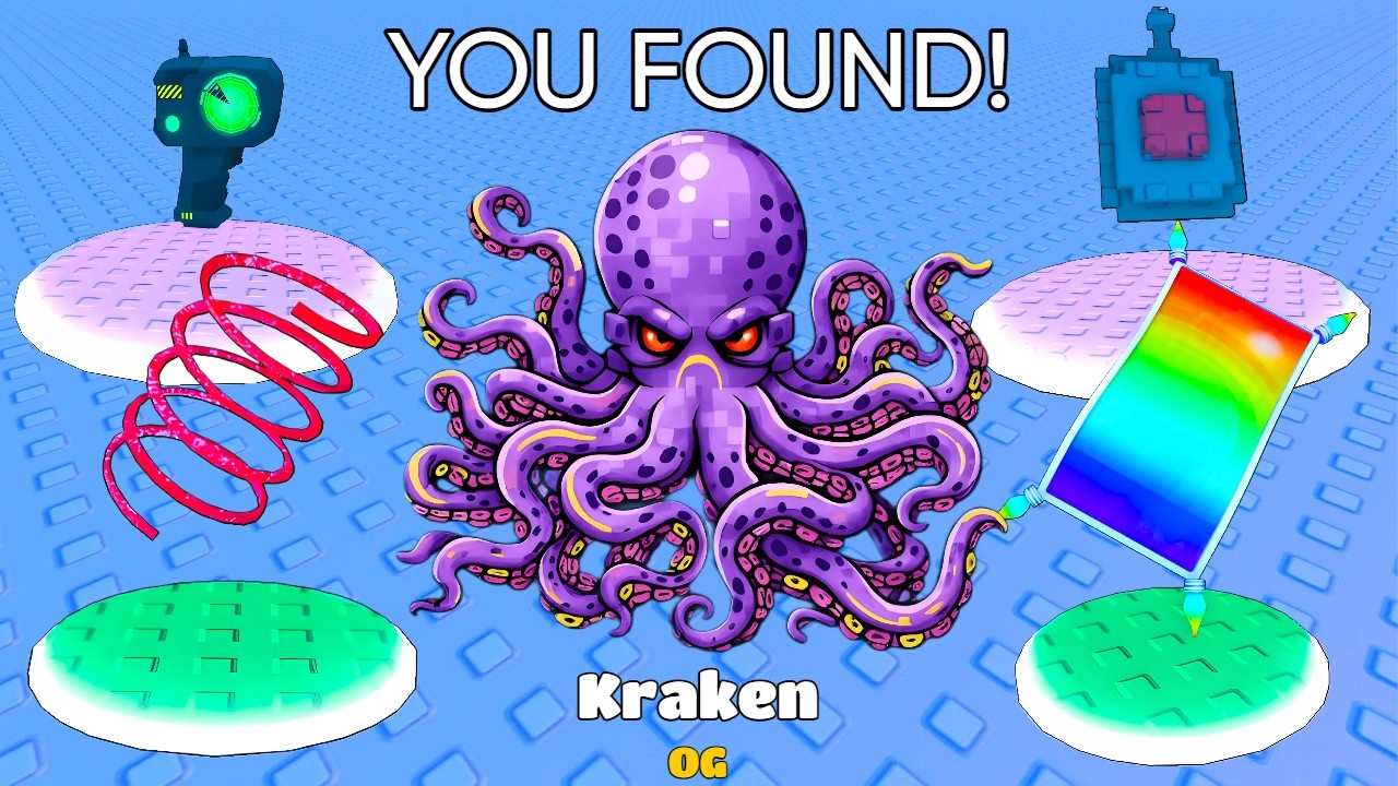 Unlocking The Kraken OG Brainrot in Find The Brainrot! (Roblox)
