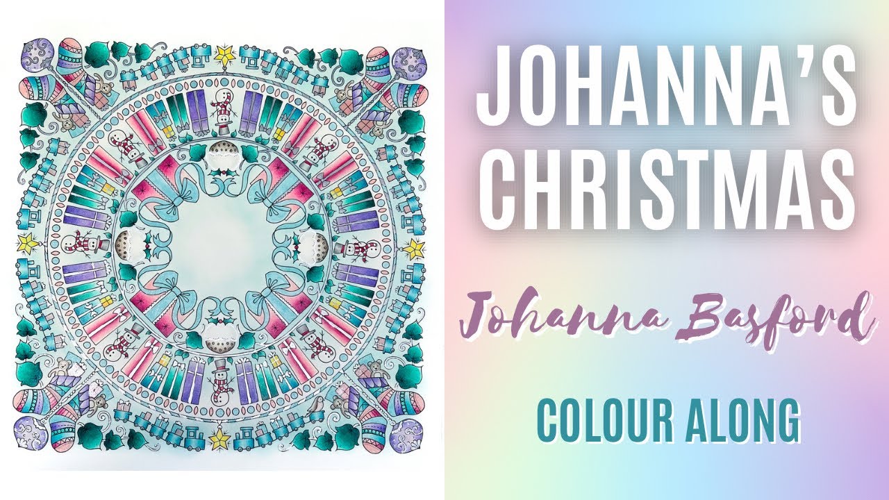 Colour Along | Johanna’s Christmas by Johanna Basford using ARRTX pencils