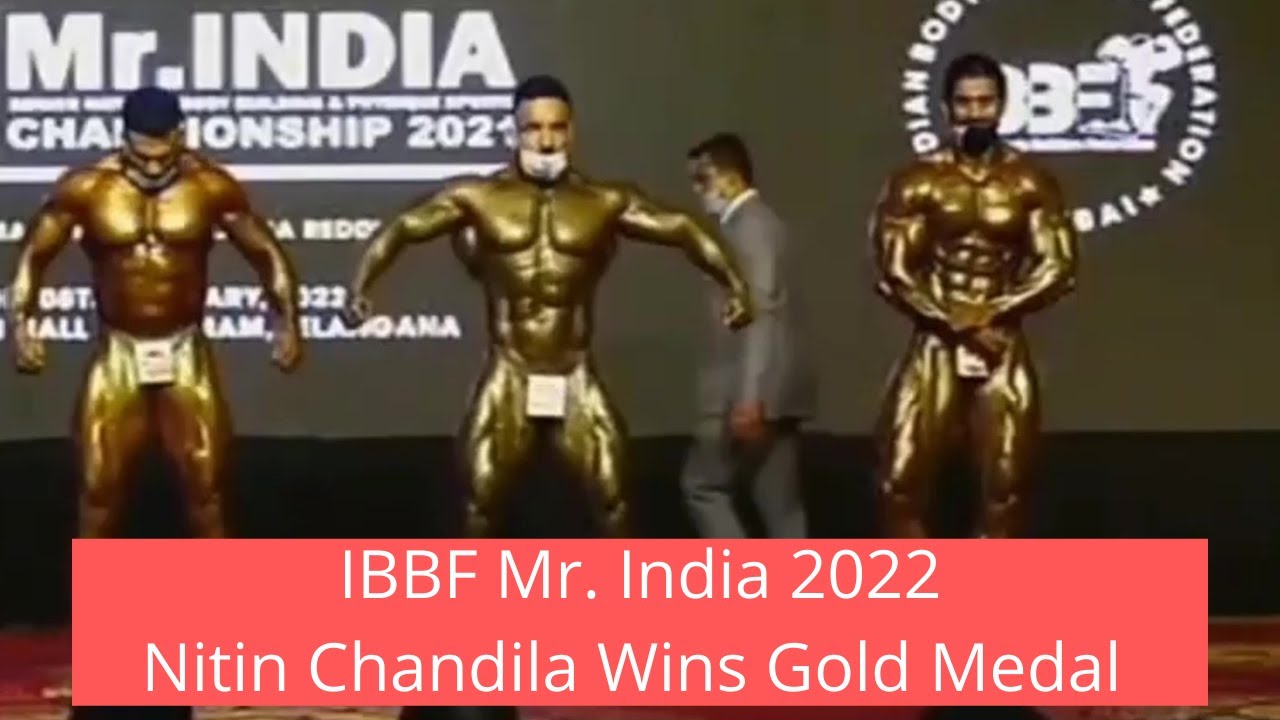 Nitin Chandila Gold Medal Win at Mr. India 2022 🏆🏅🥇🎉🏋️&zwj;♂️