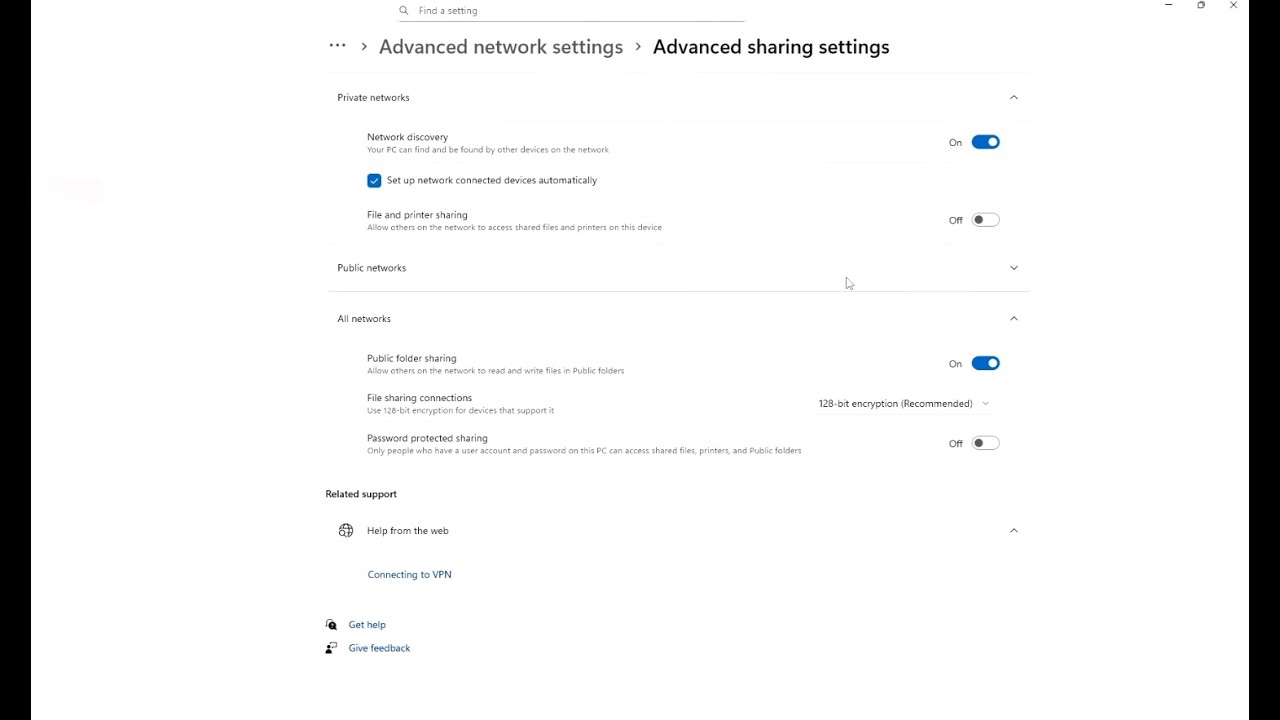 Fix/Solution for file and printer sharing - Windows11 25H2