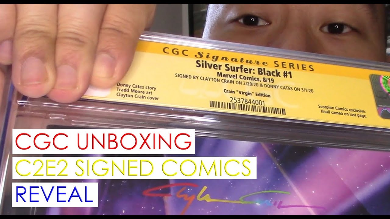 CGC Grade Results: Signed Comic Grade reveals from C2E2 - Part 1 (Clayton Crain)