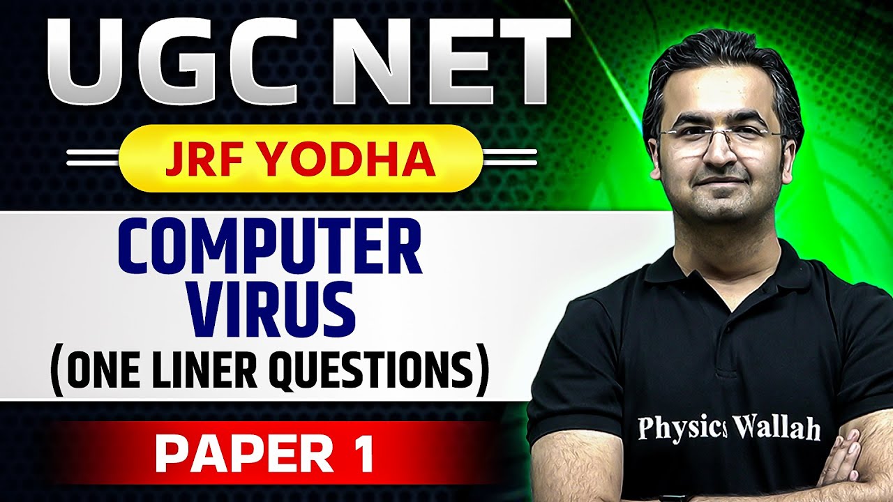 UGC NET 2024 : UGC NET Paper 1 - ICT Computer Virus One Liners Questions