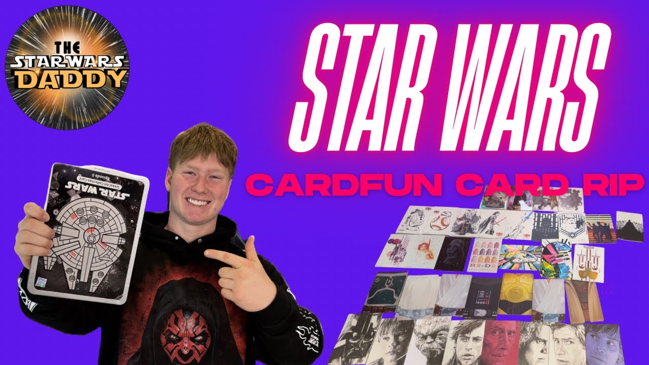 My Son Rips CardFun Star Wars AGAIN! 🤯 2023 Global Art Collection Ep. 2 — Hits on Hits! 