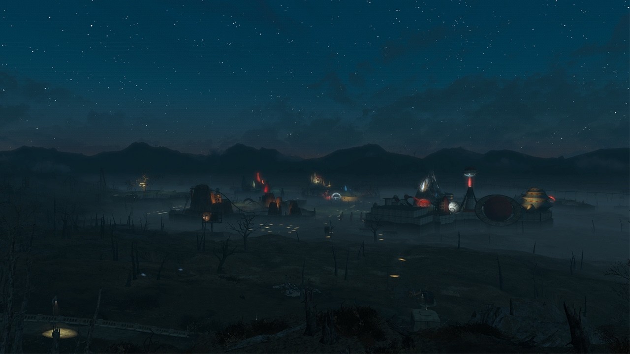 Fallout 4 — Nuka World Ambience | Rainy Day