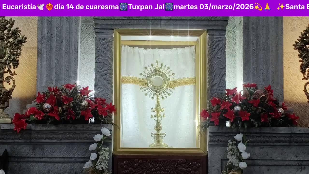 ✨Santa Eucaristía❤️‍🔥🕊️día 14 de cuaresma🎆Tuxpan Jal🎆martes 03/marzo/2026💫🙏