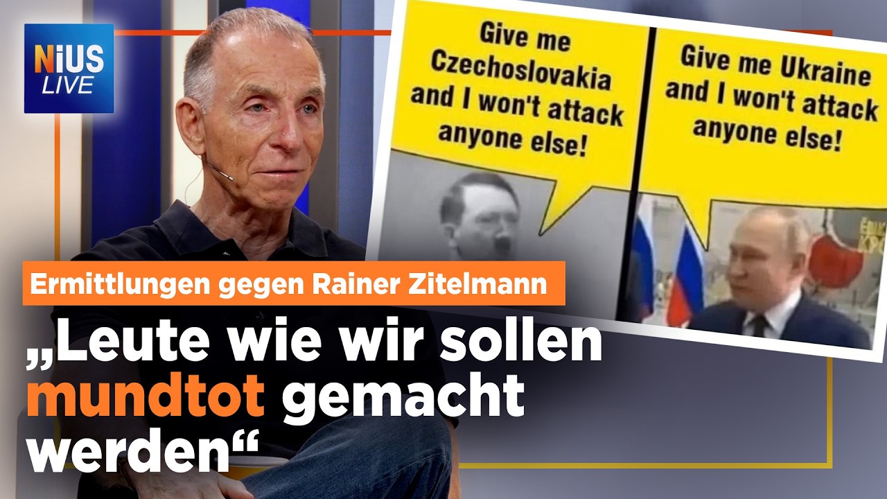 Historiker Rainer Zitelmann: Polizei ermittelt wegen Hitler-Putin-Meme! | NIUS Live vom 11.03.2026