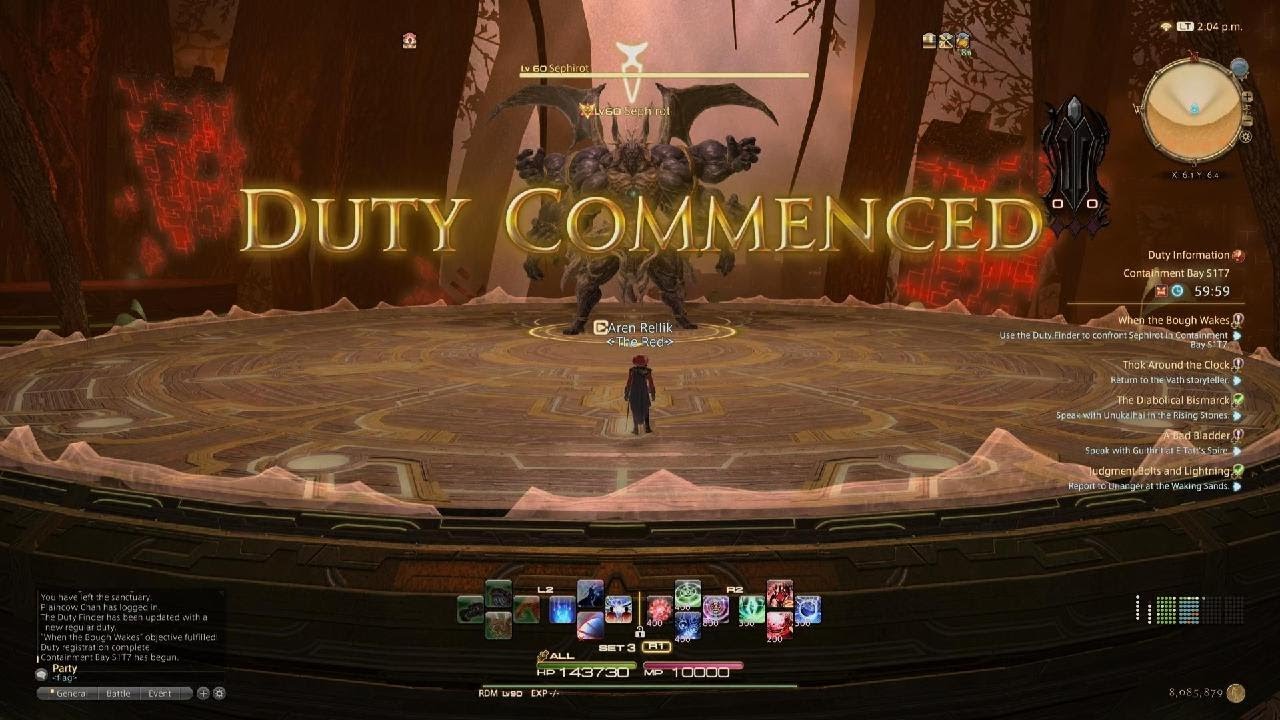 FFXIV RDM Lv90 SOLO Sephirot
