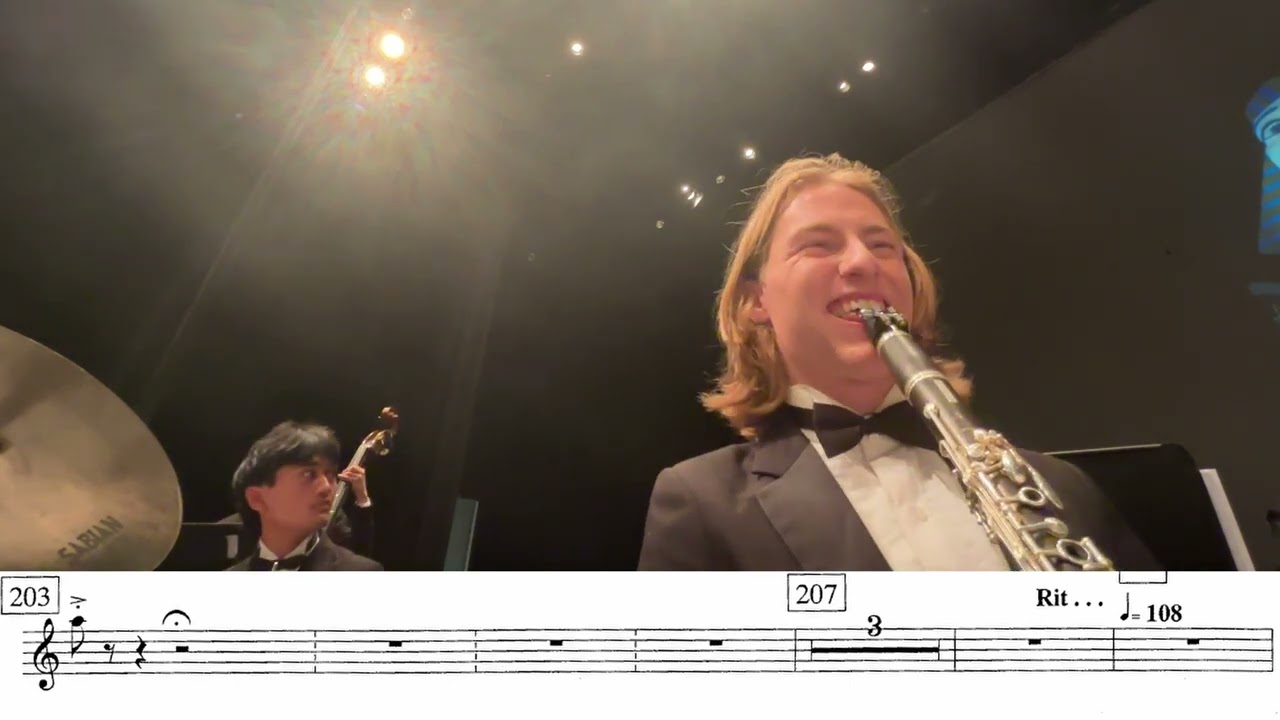 Godzilla Eats Las Vegas Solo Clarinet Stand Cam!