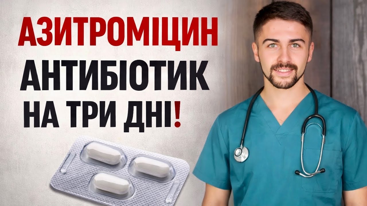 Азитроміцин - розбір антибіотика. Олег Качур