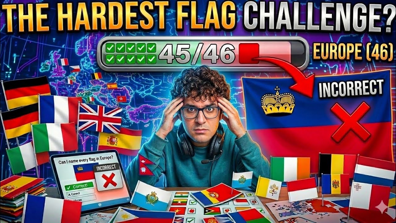 Can I name every flag in Europe (all 46)??