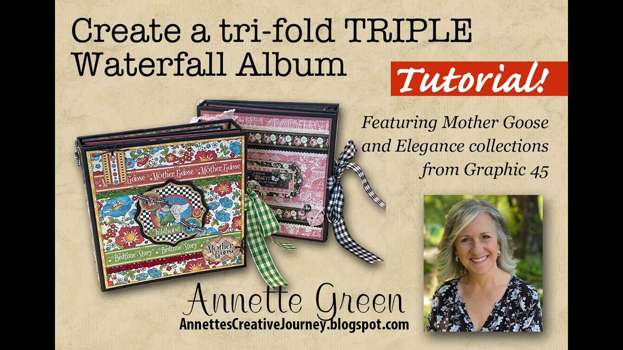 Create a Tri-Fold Triple Waterfall Album