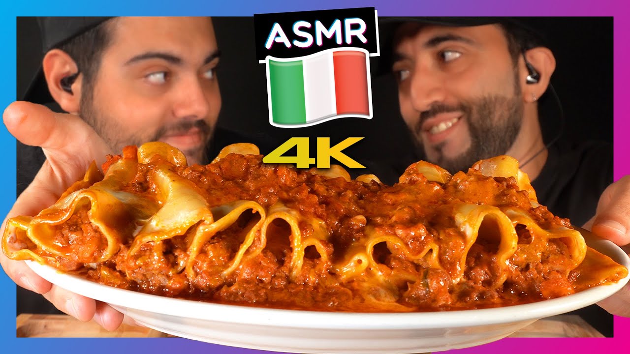ASMR MUKBANG ITA CANNELLONI ITALIAN FOOD ASMR | VIDEO ASMR CIBO | MUKBANG ASMR ITALIAN