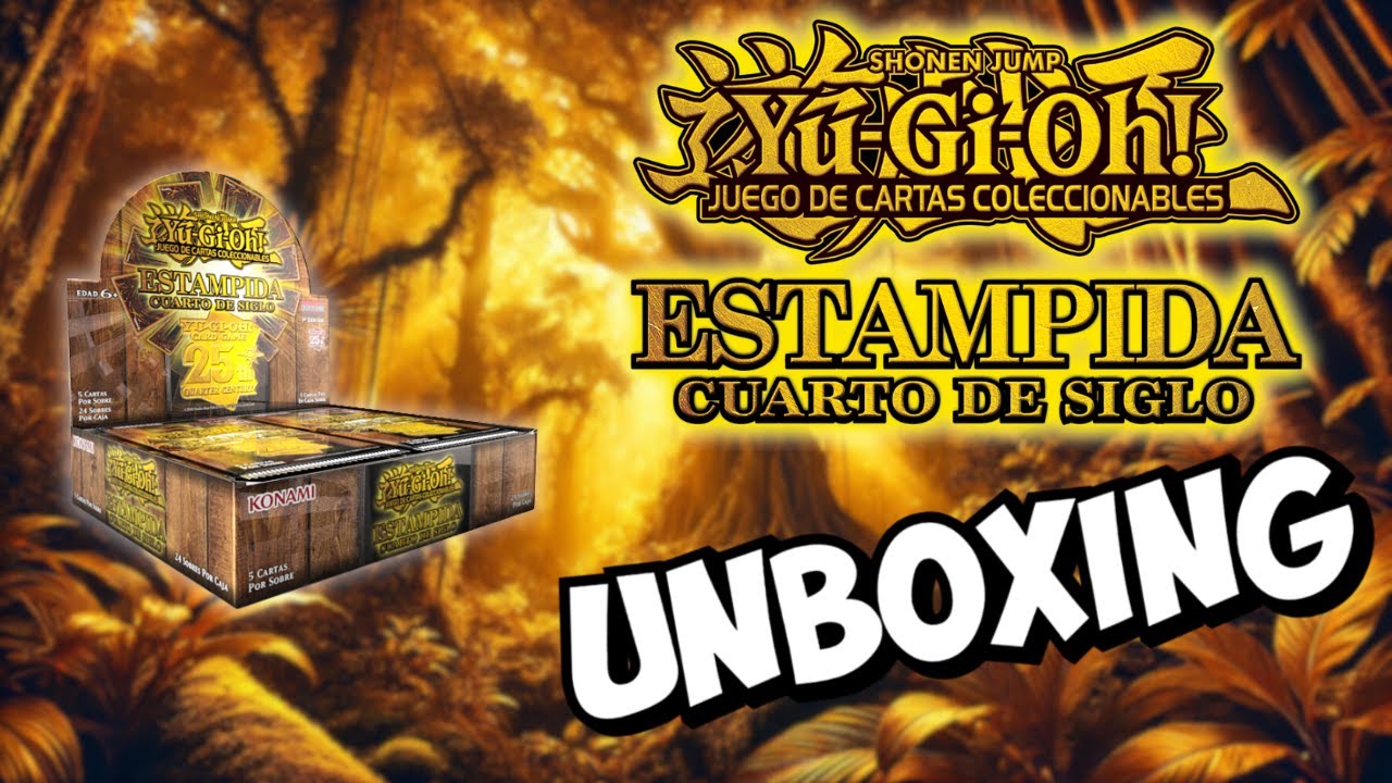 Unboxing Yu-Gi-Oh! JCC: Estampida Cuarto de Siglo
