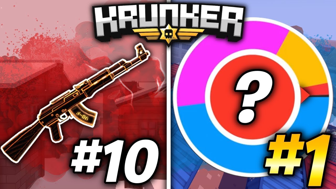 Топ-10 самых редких скинов в Krunker.io... (1 сезон)