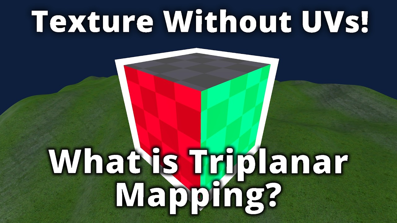 Texturing Without UV's (An Intro to Triplanar Mapping) - Using Godot Engine