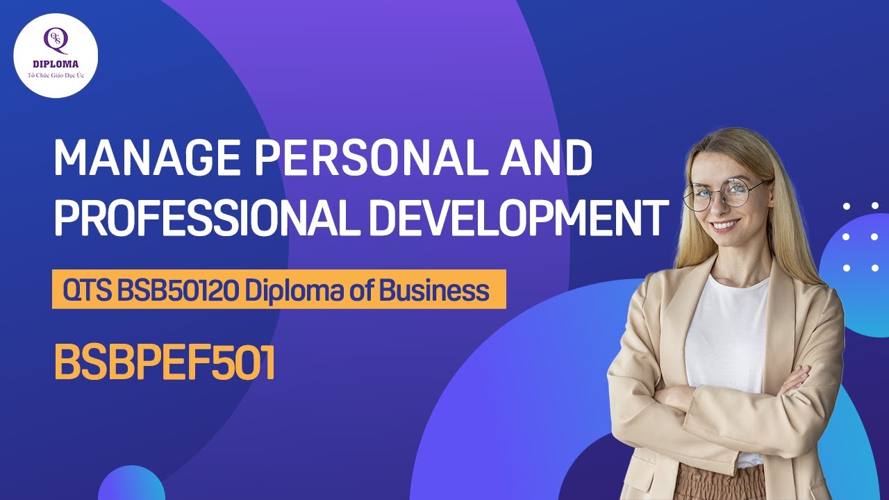 Manage Personal And Professional Development Subject Overview