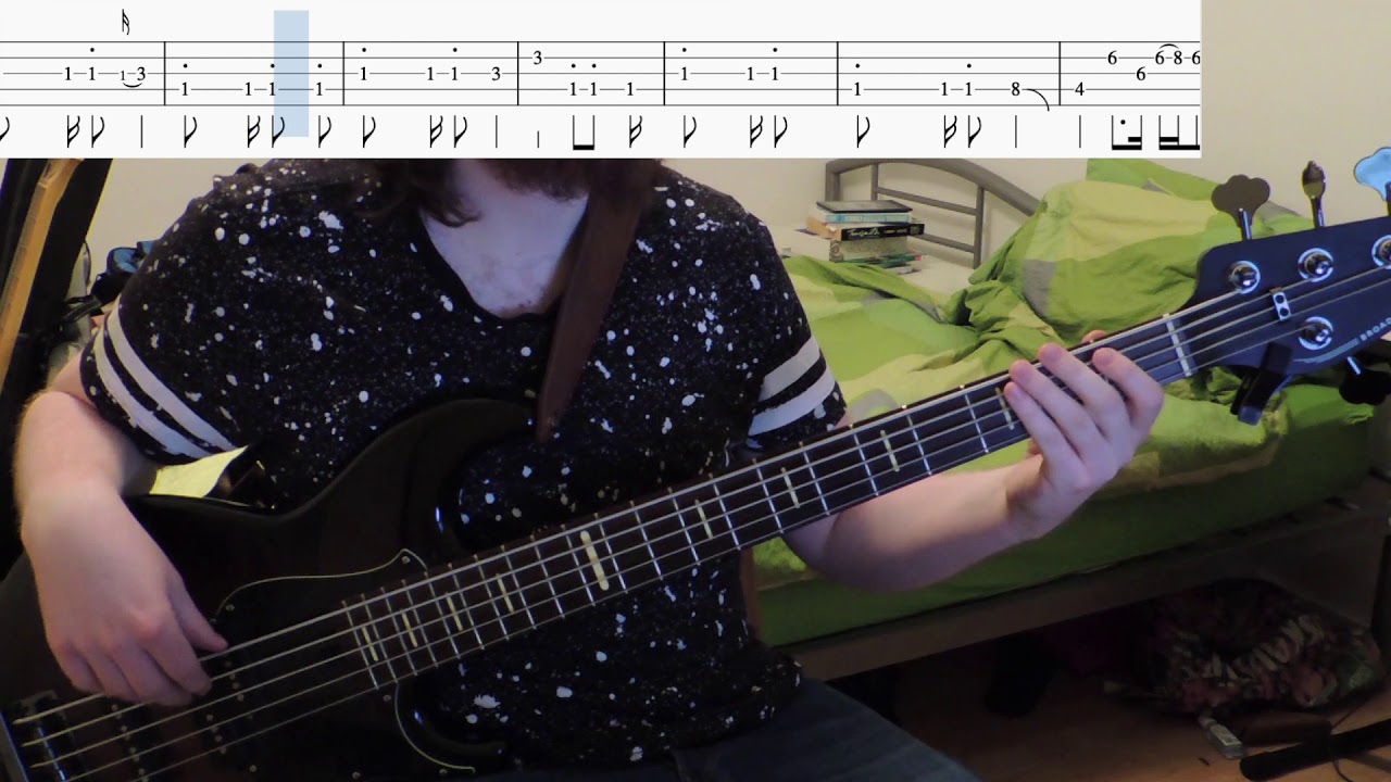 Free Nationals - Time (Bass cover TABS + SHEET)