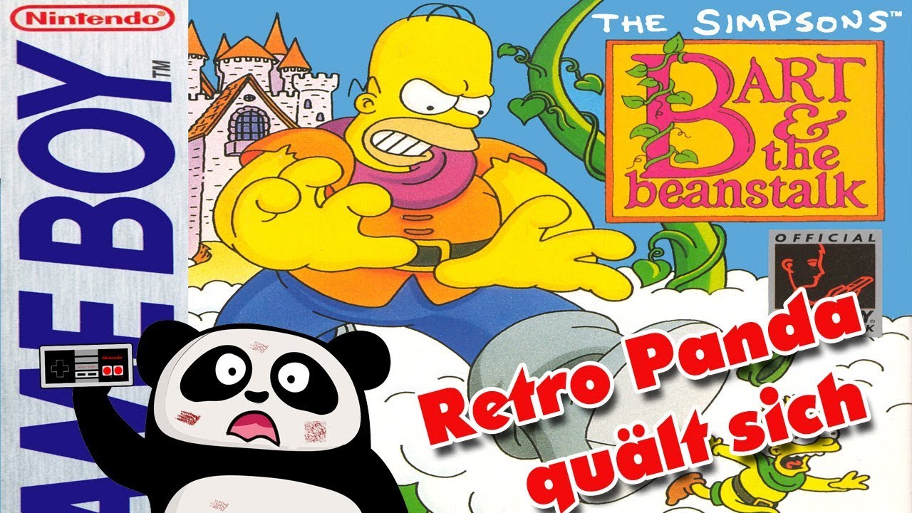 Retro Panda quält sich: The Simpsons Bart & the Beanstalk (GameBoy)!