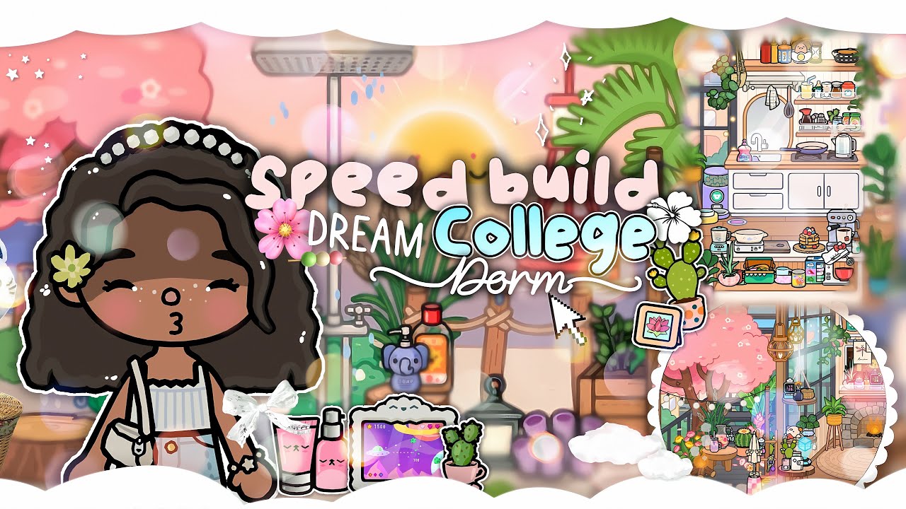 ゛ ⸝⸝.ᐟ⋆🫧Идея общежития колледжа Тока-бока! 🌱⋆ . ˚🌸🥣*весенний выпуск*🎀🍡(Toca_Gohar) #tocagohar