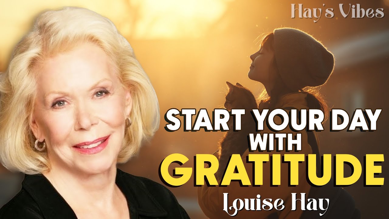 Louise Hay: Positive Morning Affirmations for Gratitude & Peace | Gratitude Morning Calm