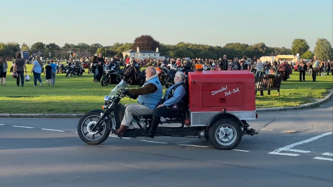 Motorbikes Leaving a Meet (BIGGEST one yet) - August 2023