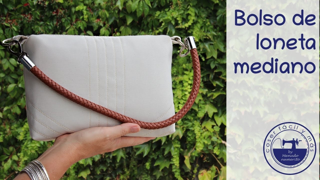 Bolso bandolera de loneta muy fácil