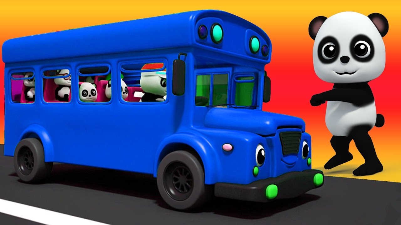 Ruote del bus | Canzone bambini | Filastrocca | Nursery Rhyme | Baby Bao Panda | Wheels On The Bus