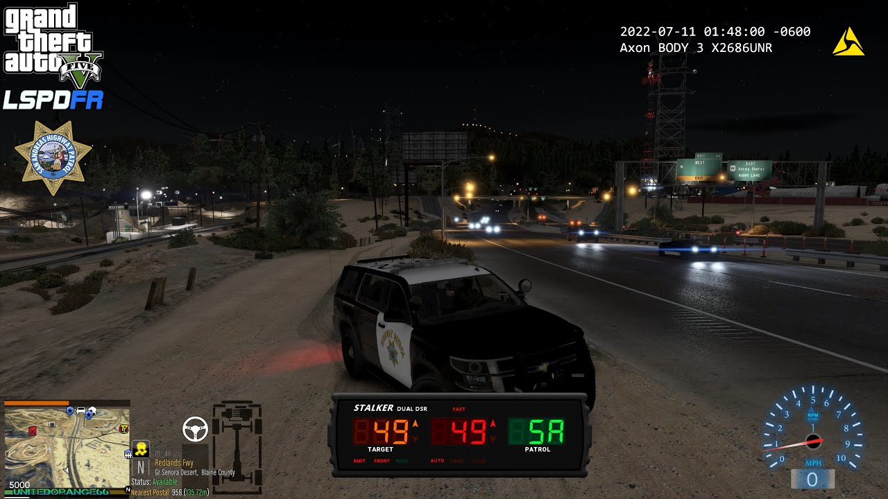 GTA V - LSPDFR 0.4.9🚔 - SAHP/CHP - Highway Patrol - Felony Evading | Vehicle Pursuits - 4K