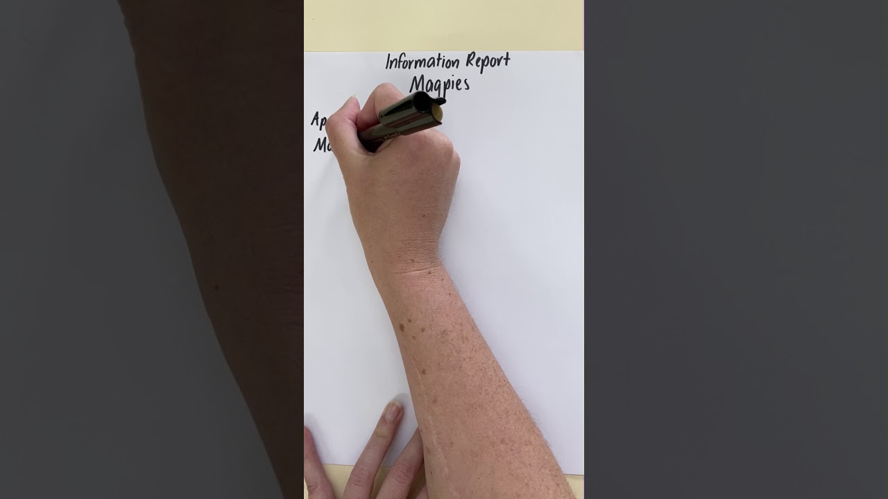 Modelled Writing - Information Report