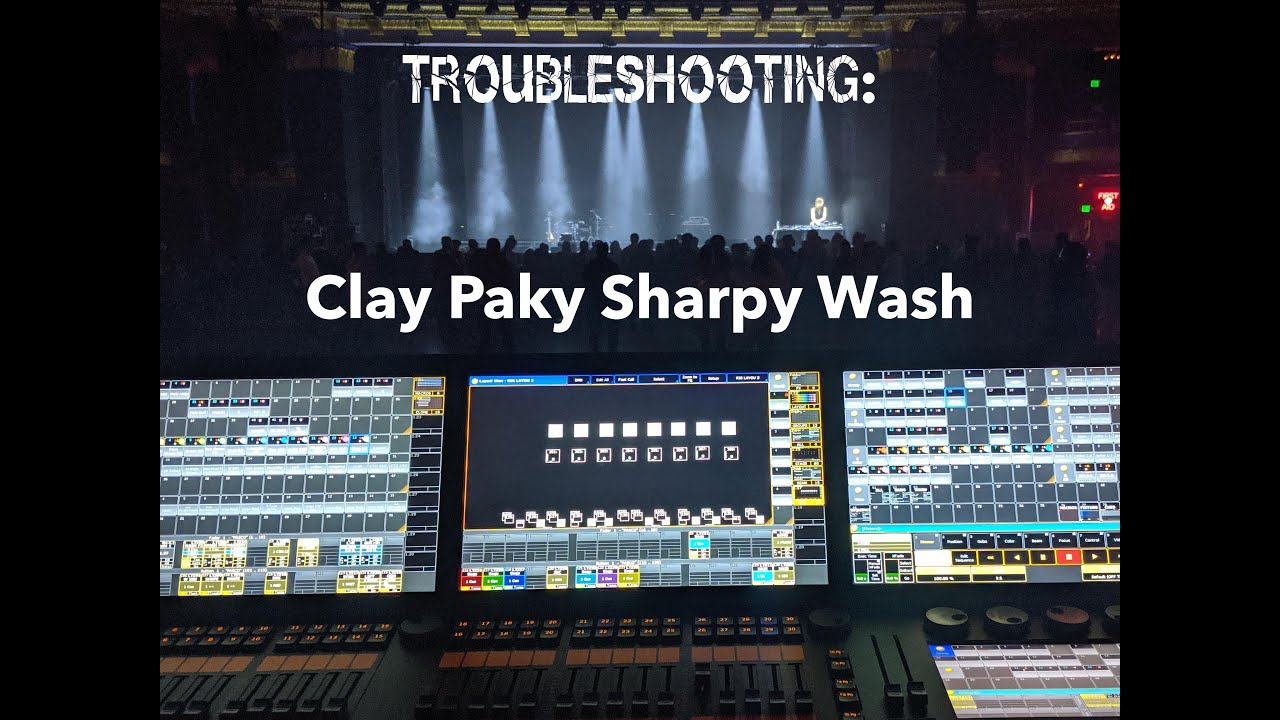 Troubleshooting the Clay Paky Sharpy Wash 330