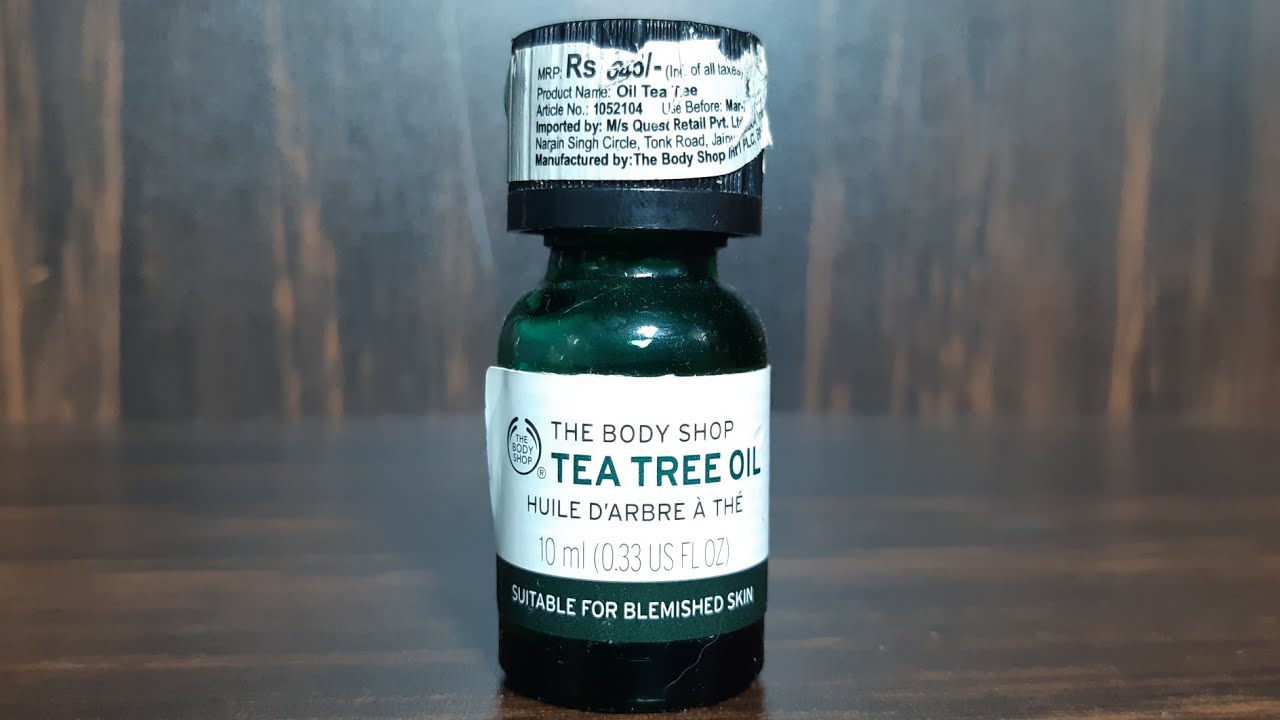 The body shop tea tree oil review, मुहासे और मुहासे के निशानो दाग ध्ब्बों को जढ़ से खत्म करने का तेल