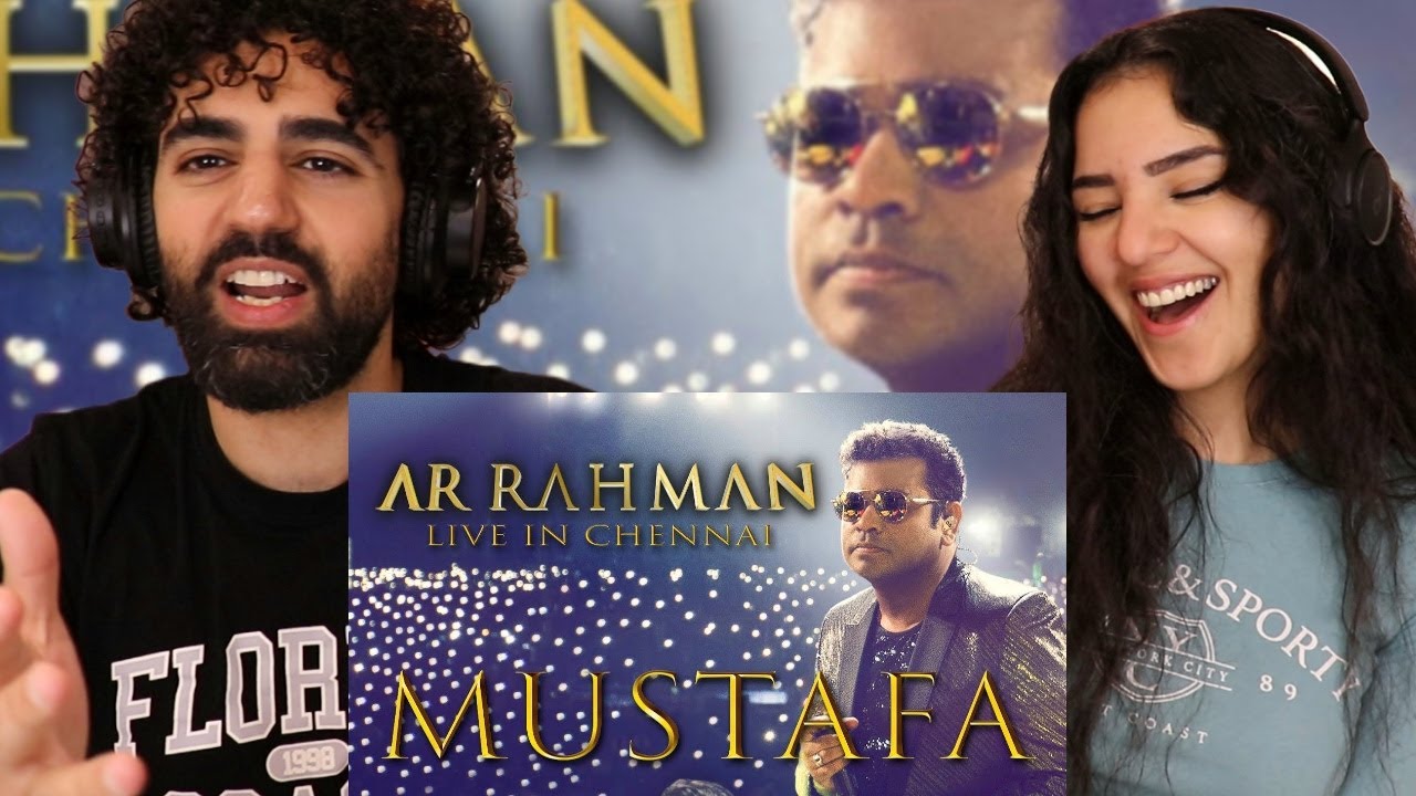 🇮🇳 We react to Mustafa Mustafa - A.R. Rahman Live in Chennai | Reaction