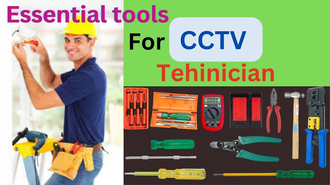 A Perfect CCTV Technician Essential Tool Kit ||  CCTV camera installation tool kit || CCTV tool kit