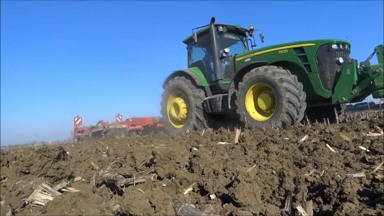 John Deere 8530 e HORSCH tiger 3MT FULL HD*