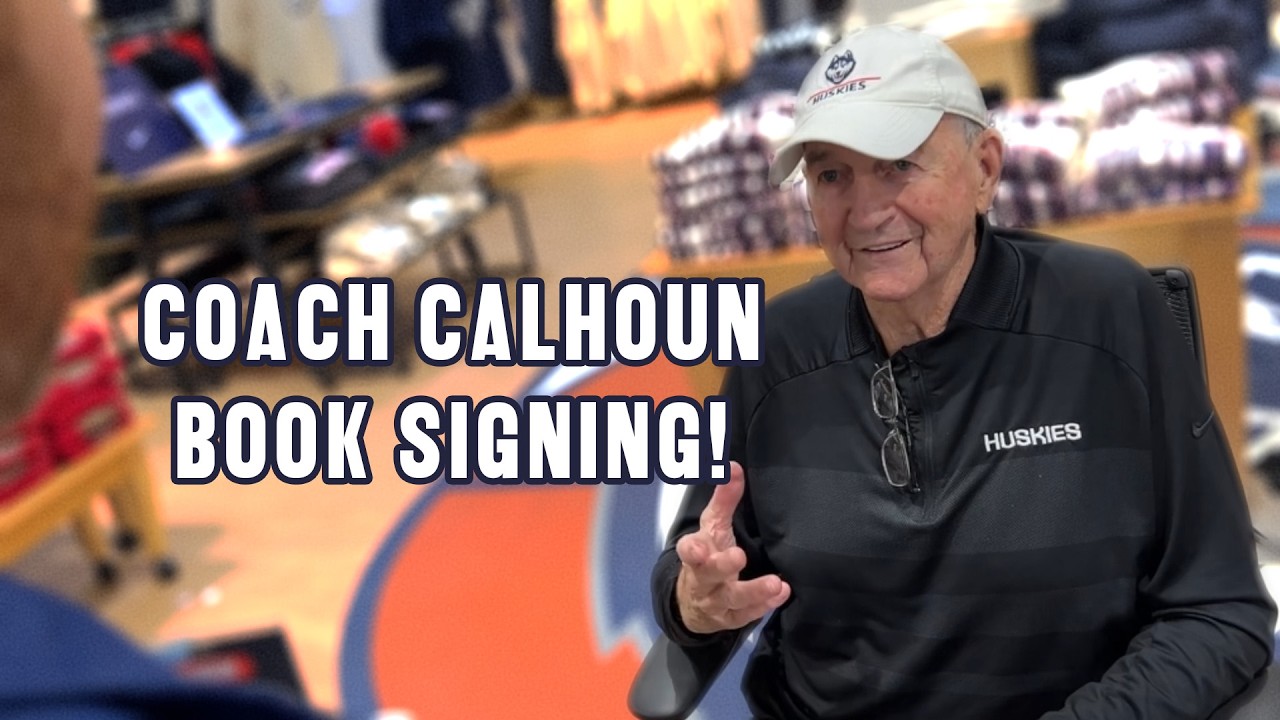 Husky Hero! | Jim Calhoun Returns to UConn for Book Signings