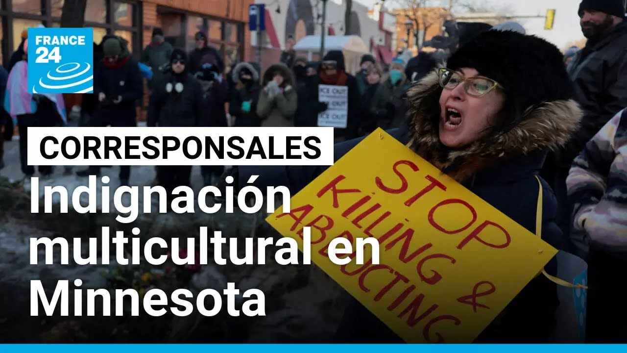Minnesota, epicentro de la indignación nacional contra las redadas de ICE • FRANCE 24 Español