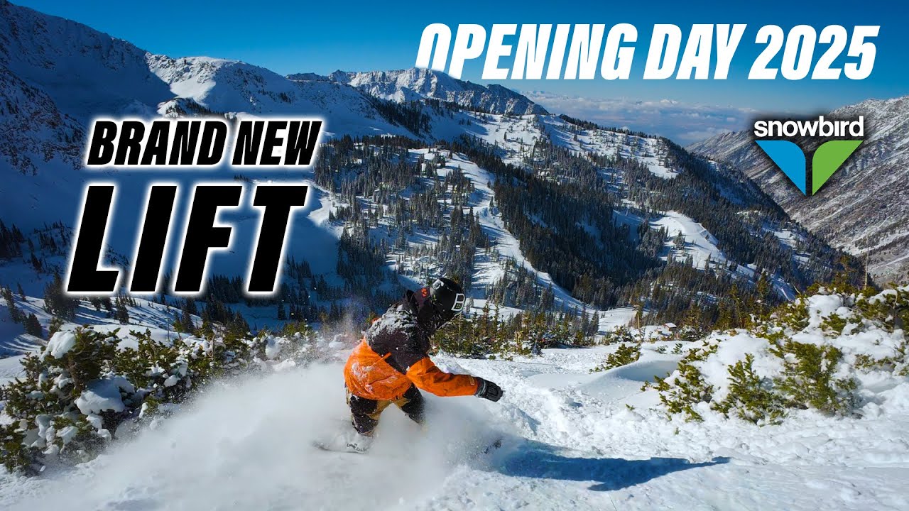 The REAL ski season has begun! - Snowbird Opening Day 2024 25