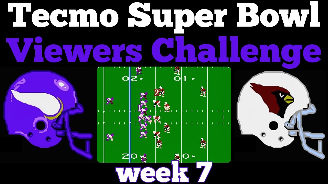 Я не умею играть в защите - Викинги против Кардиналов, 7-я неделя - Tecmo Super Bowl - NES