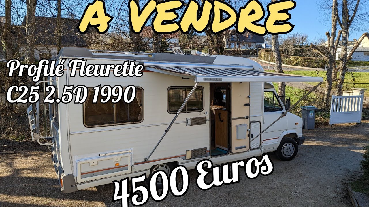 A vendre : Un profilé Fleurette vintage à prix imbattable - Anti Inflation !! #vanlife