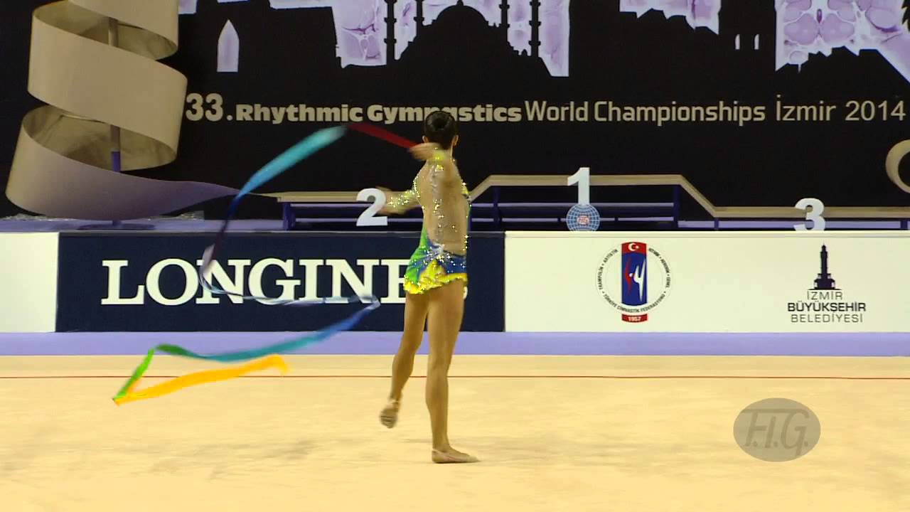 RIVKIN Neta (ISR) - 2014 Rhythmic Worlds, Izmir (TUR) - Qualifications Ribbon