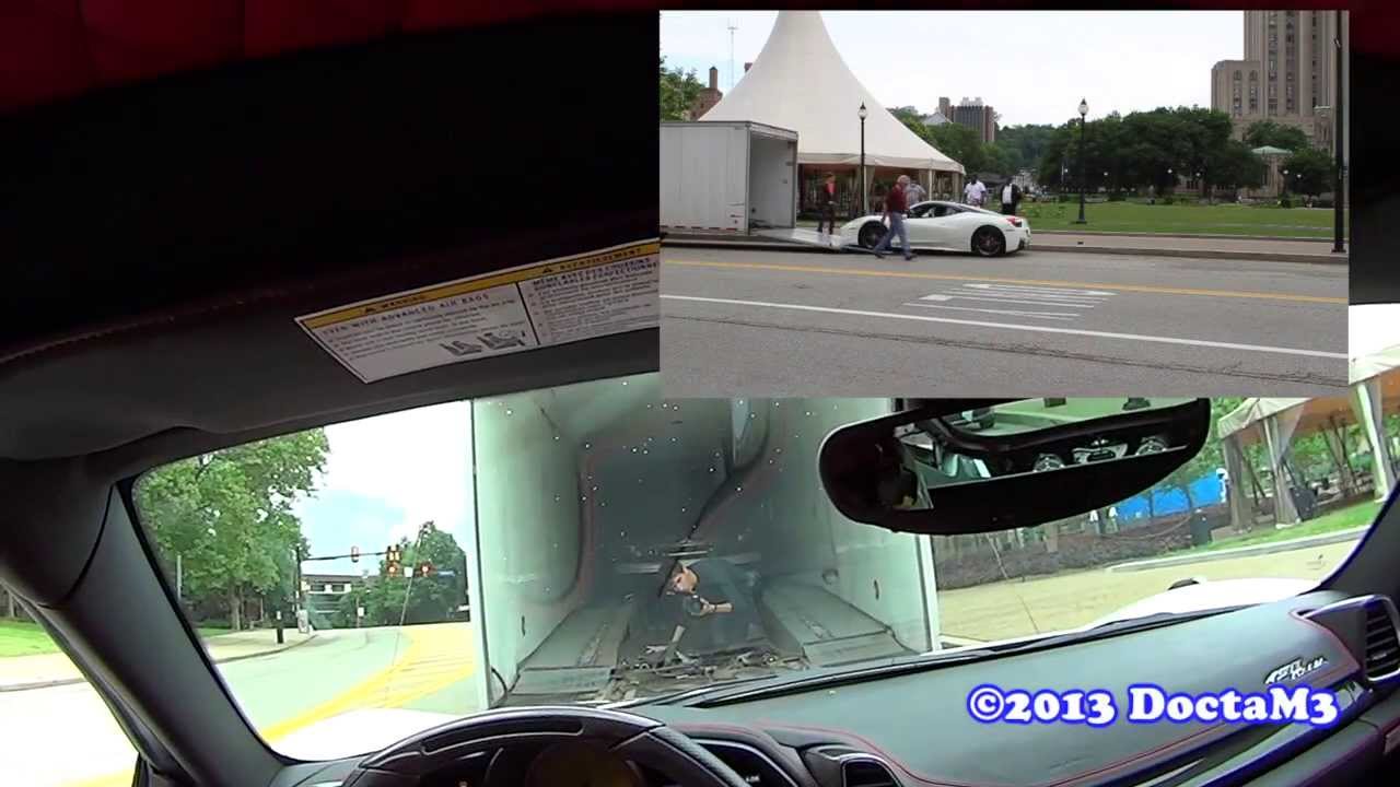 Delivery of My Ferrari 458 Italia-The Sights, the SOUNDS!