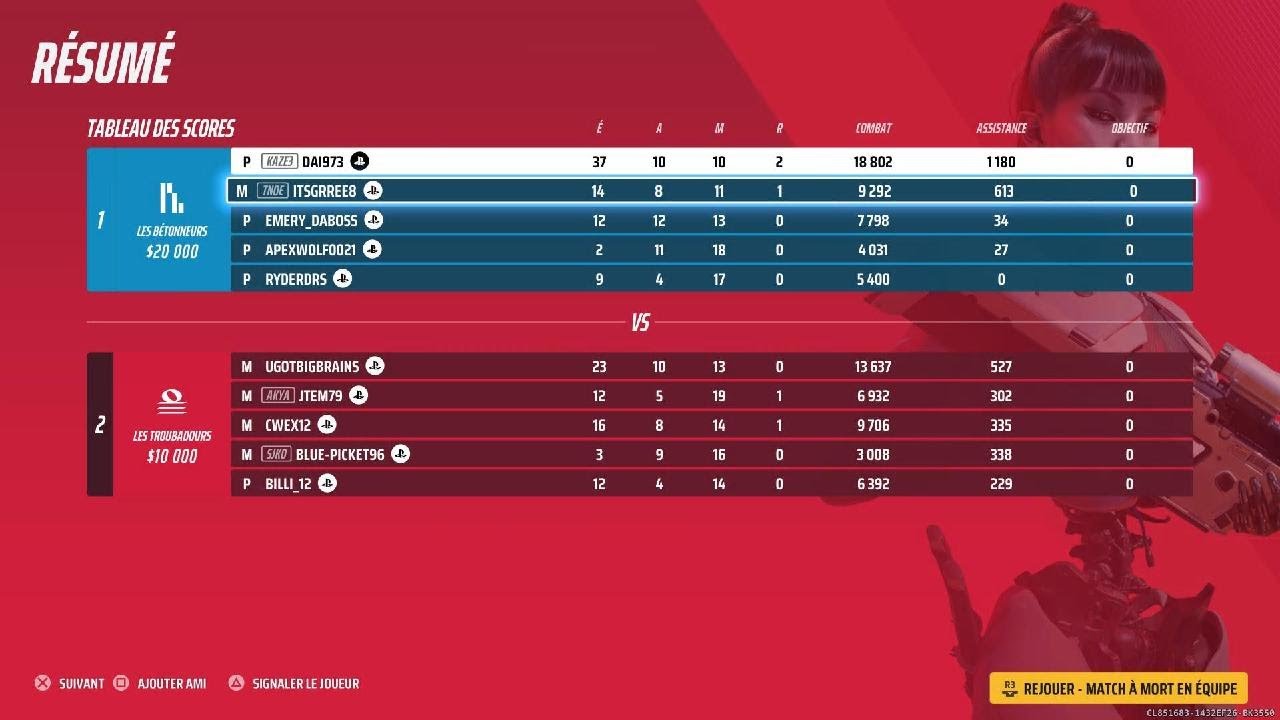 THE FINALS Match à mort en équipe PS5