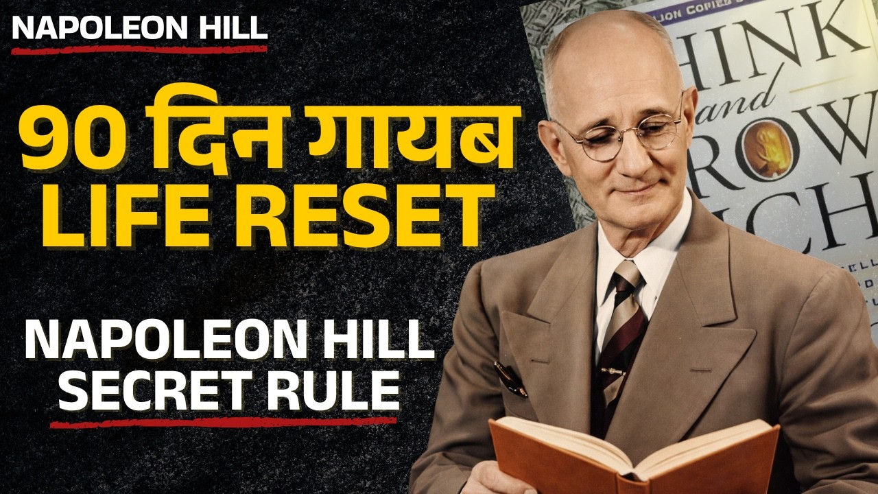 1% लोग ये 90 दिन पूरा करते हैं… बाकी पूरी जिंदगी Average रह जाते हैं | Napoleon Hill